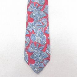 【50%OFF】中古 ネクタイ 90年代 90s シルク USA製 エンジ 24oct30
