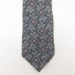 中古 ネクタイ 90年代 90s シルク USA製 グレー他 24nov05