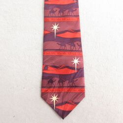 【50%OFF】中古 ネクタイ ラクダ シルク エンジ 25jul01