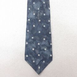 中古 ネクタイ 90年代 90s シルク イタリア製 紺 ネイビー 25jul01