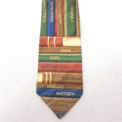 【20%OFF】中古 ネクタイ 本 シルク こげ茶他 ブラウン 25jul01