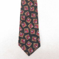 【20%OFF】中古 ビューグルボーイ ネクタイ 90年代 90s USA製 黒 ブラック 25jul01