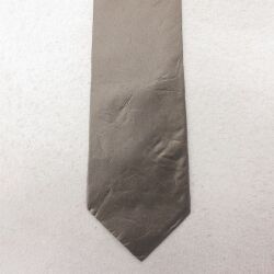 中古 ダナキャラン DKNY ネクタイ 90年代 90s シルク USA製 ベージュ カーキ 25jul01