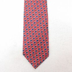 中古 ネクタイ 90年代 90s シルク USA製 赤 レッド 25jul01