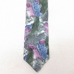 中古 ネクタイ 90年代 90s ジェリガルシア シルク 緑他 グリーン 25jul10