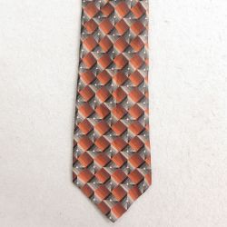 【50%OFF】中古 アロー ネクタイ 90年代 90s シルク USA製 エンジ チェック 25jul15