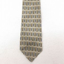 中古 ネクタイ 90年代 90s シルク USA製 緑 グリーン 25jul15