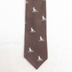 【20%OFF】中古 ネクタイ 80年代 80s 馬 USA製 こげ茶 ブラウン 25jul23