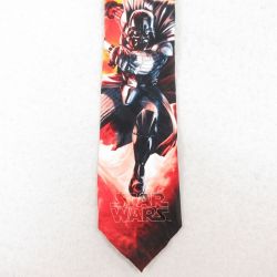 中古 ネクタイ スターウォーズ STAR WARS ダースベイダー 黒 ブラック 25jul26