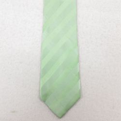 中古 ネクタイ シルク 緑 グリーン ボーダー 25jul26