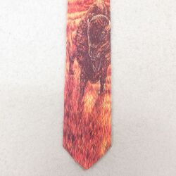 中古 ラルフマーリン ネクタイ 90年代 90s バッファロー USA製 エンジ他【spe】 26feb12