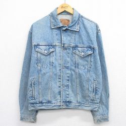 L★古着 ギャップ GAP 長袖 ジージャン メンズ 90年代 90s コットン USA製 紺 デニム 25nov25