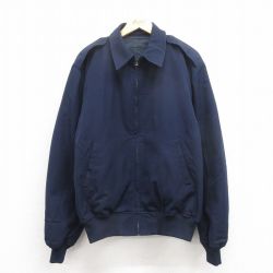 【20%OFF】XL★古着 長袖 ミリタリー ジャケット メンズ 90年代 90s 大きいサイズ USA製 紺 ネイビー 25oct04 中古 アウター フライト