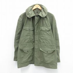L★古着 長袖 ビンテージ ミリタリー キャトル フィールド ジャケット メンズ 60年代 60s ラグラン 濃緑 グリーン 【spe】 25oct22 中古 アウター フライト
