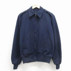 M★古着 長袖 ミリタリー ジャケット メンズ 90年代 90s USA製 紺 26jan07