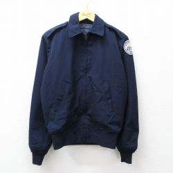 M★古着 長袖 ミリタリー ジャケット メンズ 00年代 00s エアフォース 紺 26mar11