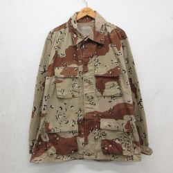 ミリタリー 90s コンバットジャケット デザートカモ ベージュ XL | 古着