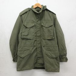 M★古着 長袖 ビンテージ ミリタリー フィールド ジャケット メンズ 60年代 60s M-65 セカンドタイプ カーキ【spe】 26may13