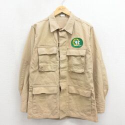 90s ミリタリージャケット コンバット ベージュ M | 古着