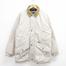 L★古着 パシフィックトレイル 長袖 ジャケット メンズ 00年代 00s 襟コーデュロイ ロング丈 ベージュ他 カーキ 内側フランネル 24nov08 中古 アウター