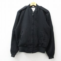 M★古着 長袖 ミリタリー ジャケット メンズ 90年代 90s シンサレート 黒 ブラック 24nov21 中古 アウター