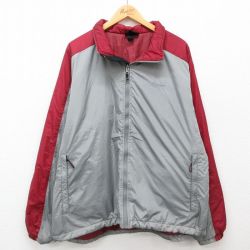 【50%OFF】XL★古着 EMS 長袖 ナイロン ジャケット メンズ グレー他 24dec03 中古 アウター