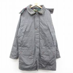 【50%OFF】XL★古着 長袖 ジャケット マウンテン パーカー メンズ 90年代 90s 大きいサイズ ロング丈 グレー 24dec19 中古 アウター