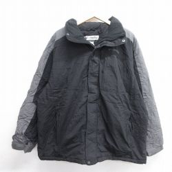 【50%OFF】XL★古着 コロンビア COLUMBIA 長袖 ナイロン ジャケット メンズ 00年代 00s 大きいサイズ 黒他 ブラック 25jan09 中古 アウター