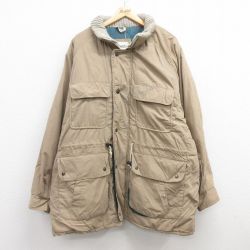 XL★古着 セントジョンズベイ 長袖 ジャケット メンズ 90年代 90s 大きいサイズ ロング丈 ラグラン ベージュ カーキ 内側キルティング 25jan10 中古 アウター