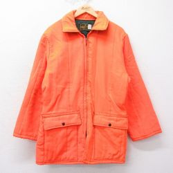 【50%OFF】S★古着 長袖 ジャケット メンズ 90年代 90s USA製 オレンジ 25jan21 中古 アウター