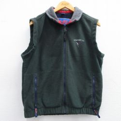M★古着 Dun brooke フリース ベスト メンズ ニューポート 緑 グリーン 25feb04 中古 アウター