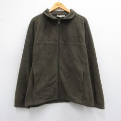 L★古着 長袖 フリース ジャケット メンズ 00年代 00s バスプロショップス 濃緑 グリーン 25feb14 中古 アウター