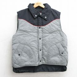 M★古着 ナイロン ベスト メンズ 90年代 90s グレー他 25feb15 中古 アウター