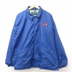 【20%OFF】XL★古着 Dunbrooke 長袖 ナイロン ジャケット メンズ 00年代 00s バラ 青 ブルー 25feb25 中古 アウター