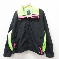 XL★古着 コロンビア COLUMBIA 長袖 ナイロン ジャケット メンズ 90年代 90s Bugaboo 大きいサイズ 黒 ブラック 【spe】 25feb25 中古 アウター