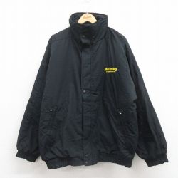 XL★古着 長袖 ジャケット メンズ 90年代 90s Mccloskey 大きいサイズ カナダ製 黒 ブラック 25sep26 中古 アウター