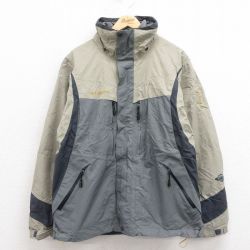 L★古着 コロンビア COLUMBIA 長袖 マウンテン ジャケット メンズ 00年代 00s ワンポイントロゴ オムニテック チタニウム ベージュ他 カーキ 【spe】 25sep26 中古 アウター