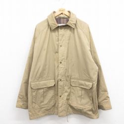 XL★古着 ウールリッチ WOOLRICH 長袖 マウンテン ジャケット メンズ 80年代 80s 大きいサイズ ラグラン ベージュ カーキ 25oct02 中古 アウター