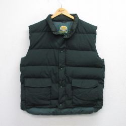 XL★古着 カベラス ダウン ベスト メンズ 00年代 00s 大きいサイズ 緑 グリーン 25oct07 中古 アウター
