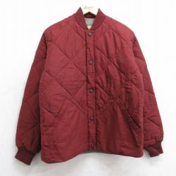 M★古着 カベラス 長袖 キルティング ジャケット メンズ 00年代 00s エンジ 内側キルティング【spe】 25nov13