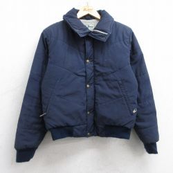 S★古着 エルエルビーン 長袖 ジャケット メンズ 80年代 80s 紺 25nov14