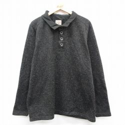XL★古着 レッドヘッド 長袖 ジャケット メンズ 黒 霜降り 25nov14
