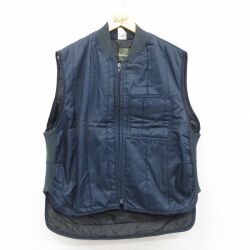 M★古着 REFRIGIWEAR ナイロン ベスト メンズ 90年代 90s USA製 紺 25nov21