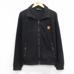 M★古着 長袖 フリース ジャケット メンズ 90年代 90s ups 黒 25nov26