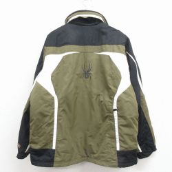 XL★古着 スパイダー 長袖 マウンテン ジャケット メンズ 00年代 00s シンサレート 薄緑【spe】 25dec08