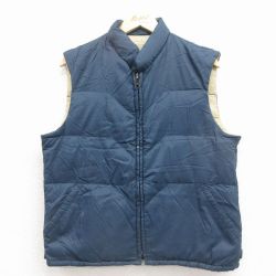 【20%OFF】シアーズ 80s ダウンベスト ネイビー S | 古着