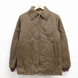 M★古着 HABAND 長袖 キルティング ジャケット メンズ 80年代 80s 茶 内側ボア 25dec26