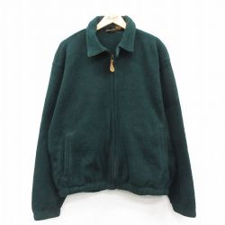 XL★古着 ウールリッチ 長袖 フリース ジャケット メンズ 00年代 00s 緑 26feb18