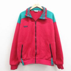 XL★古着 コロンビア 長袖 フリース ジャケット メンズ 90年代 90s ピンク【spe】 26apr02