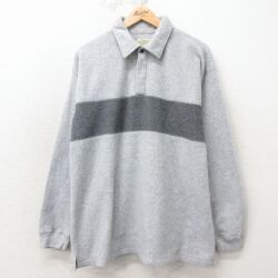L★古着 セントジョンズベイ 長袖 フリース ジャケット メンズ 00年代 00s グレー 霜降り他 26apr23